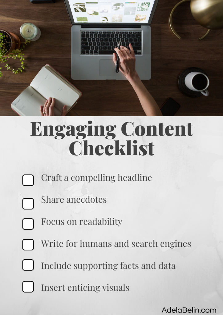 Simple Charcoal and White Writer Checklist