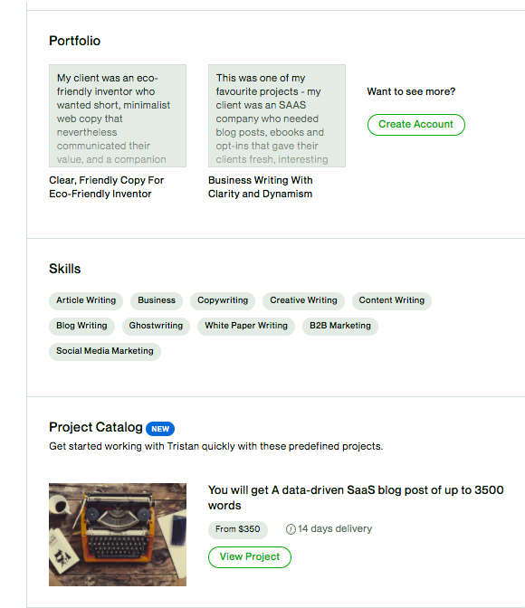 Ghostwriting portfolio